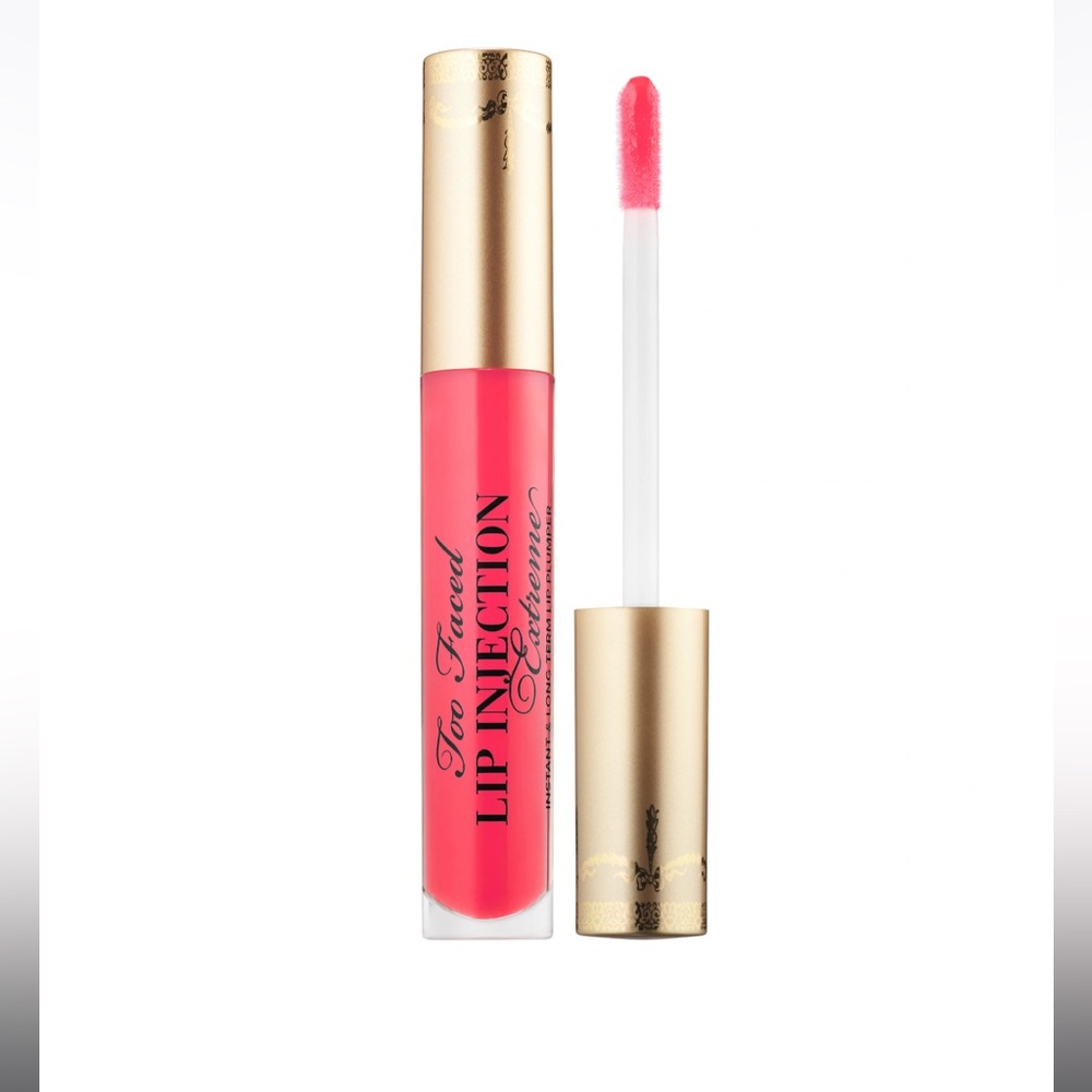 NEW FULL SIZE TOO FACED LIP INJECTION EXTREME LIP PLUMPER IN SHADE PINK …